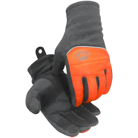 Caiman 2385-3 Hi-Vis Fleece Glove With Micro-Dot Patch Grip And Thermal Lining - Touchscreen Compatible 2385-3-11063