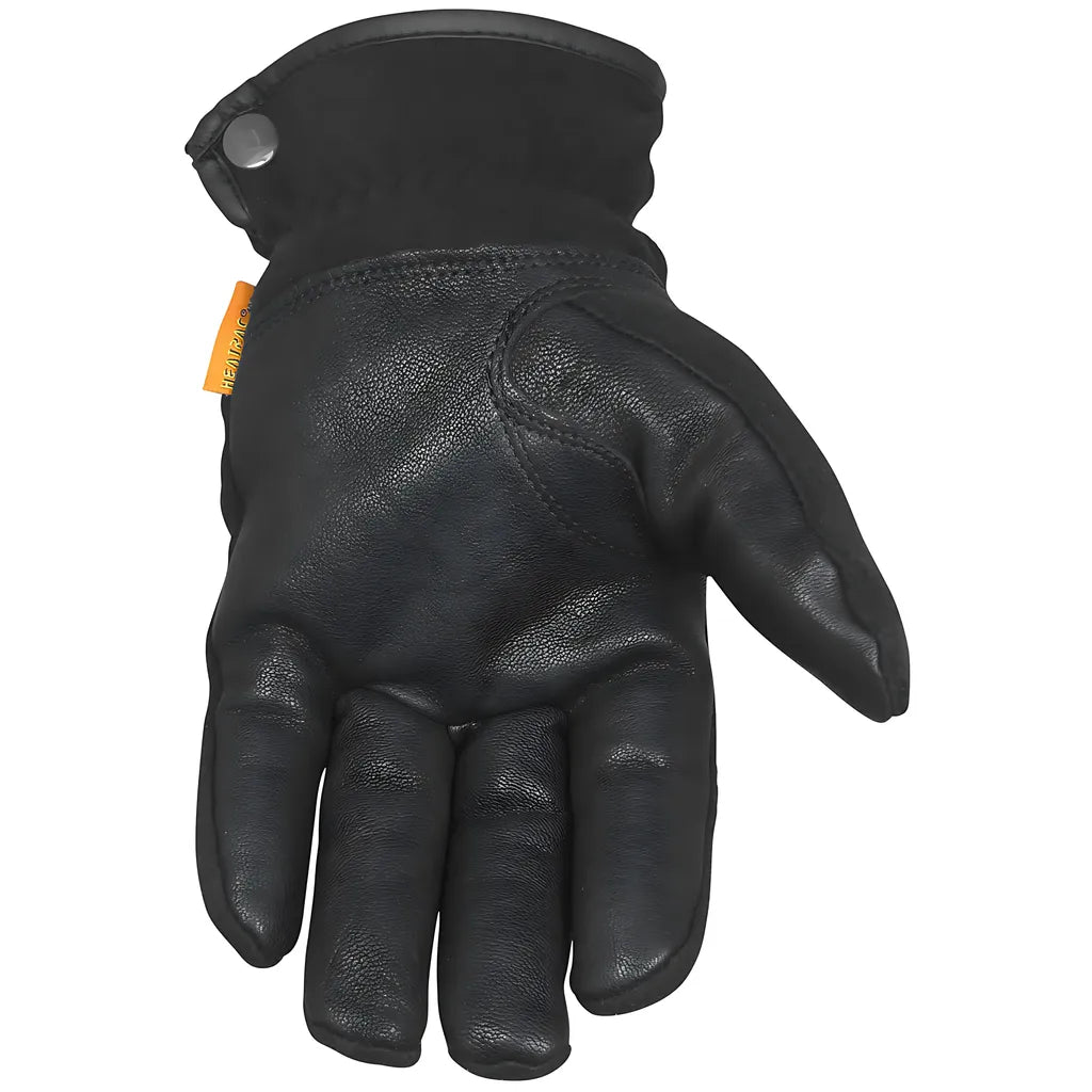 Caiman 2390-3 Goat Grain Leather Palm Glove With Fleece Back And Heatrac Insulation 2390-3-11074