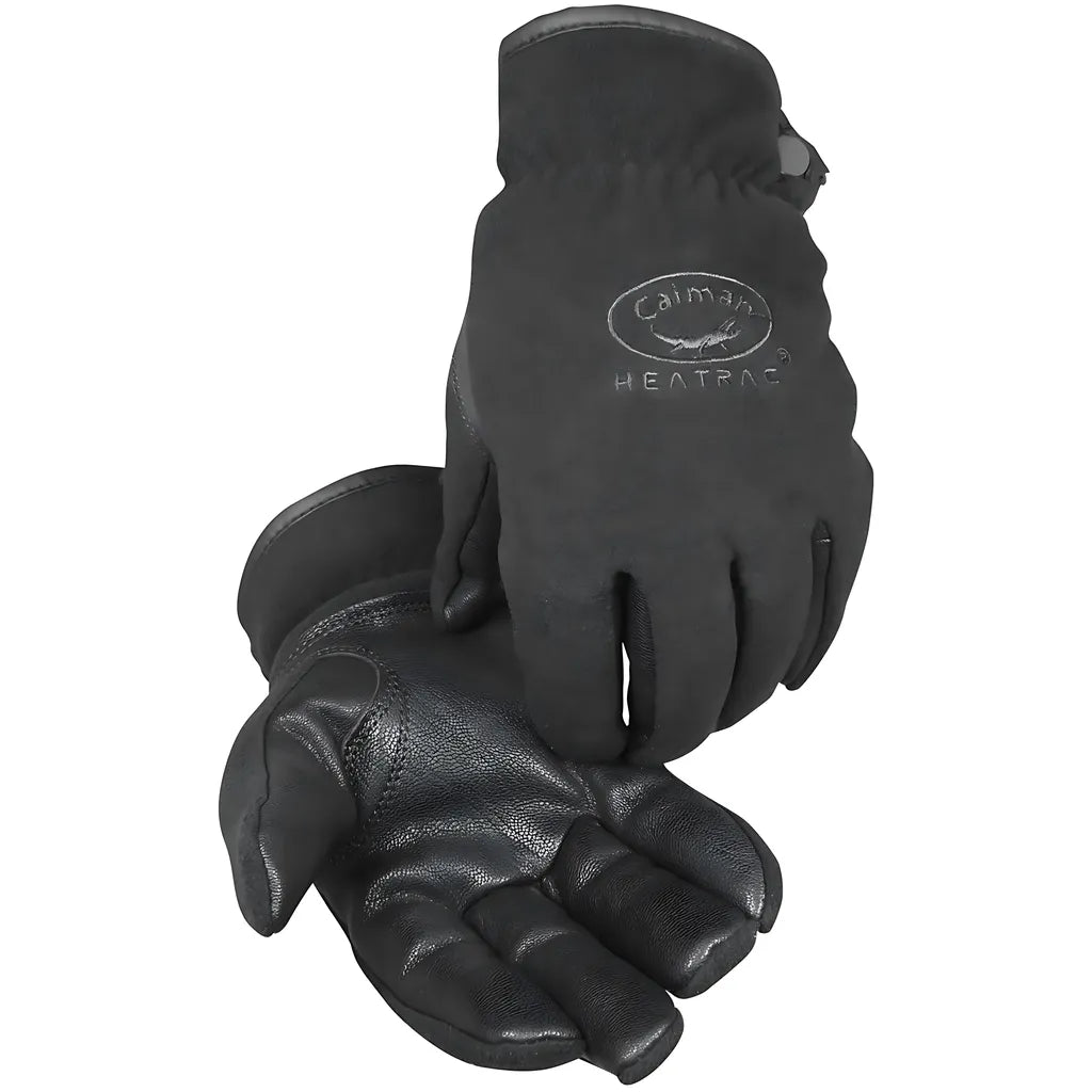 Caiman 2390-6 Goat Grain Leather Palm Glove With Fleece Back And Heatrac Insulation 2390-6-11081