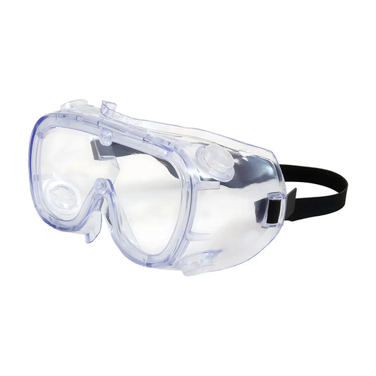 Bouton Optical 248-5190-300B Indirect Vent Goggle With Clear Blue Body, Clear Lens And Anti-Scratch Coating 248-5190-300B-11140