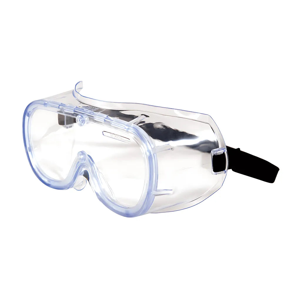 Bouton Optical 248-5290-300B Non-Vented Goggle With Clear Blue Body, Clear Lens And Anti-Scratch Coating 248-5290-300B-11141