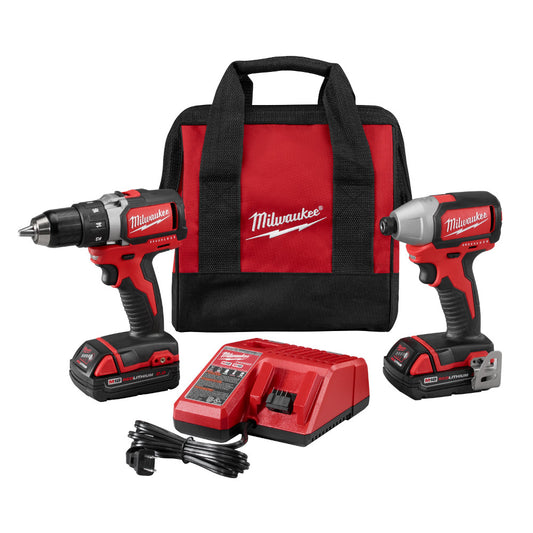 M18™ Compact Brushless Drill/Brushless Impact Combo Kit (2 Tool)-Reconditioned