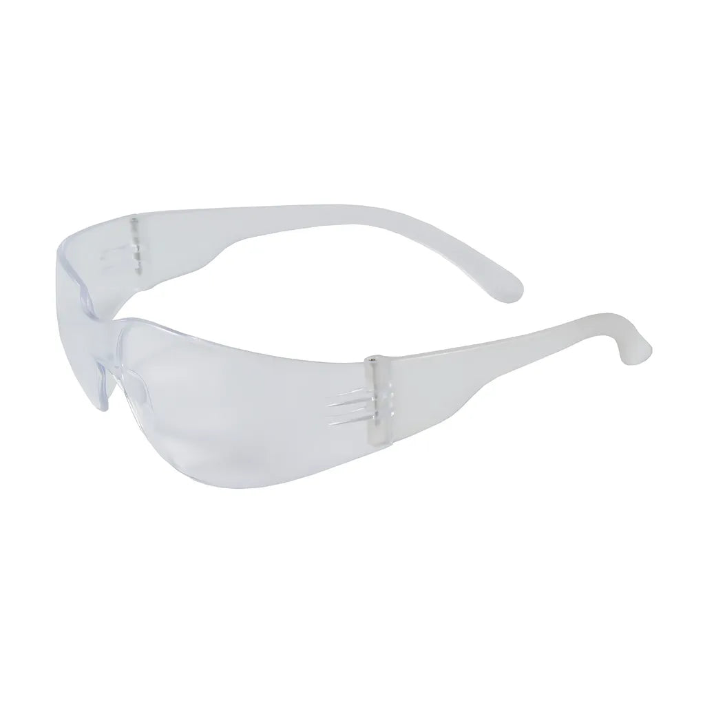 Bouton Optical 250-00-0020 Rimless Safety Glasses With Clear Temple, Clear Lens And Anti-Scratch / Anti-Fog Coating 250-00-0020-11152