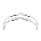 Bouton Optical 250-01-0320 Rimless Safety Glasses With Clear Temple, Clear Lens And Anti-Scratch / Anti-Fog Coating 250-01-0320-11170
