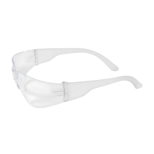 Bouton Optical 250-01-0900 Rimless Safety Glasses With Clear Temple, Clear Lens And Anti-Scratch Coating 250-01-0900-11171