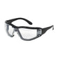 Bouton Optical 250-01-F020 Rimless Safety Glasses With Black Temple, Clear Lens, Foam Padding And Anti-Scratch / Anti-Fog Coating 250-01-F020-11182