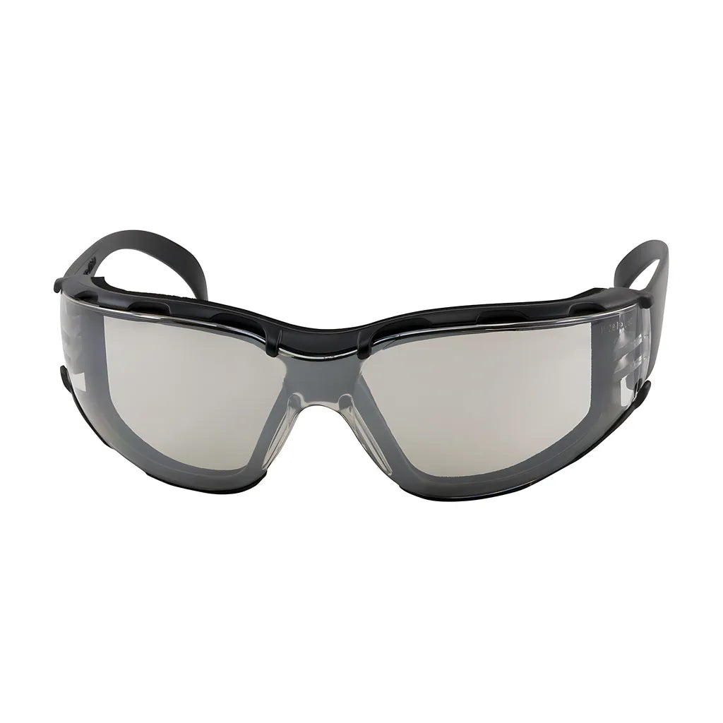 Bouton Optical 250-01-F022 Rimless Safety Glasses With Black Temple, I/O Lens, Foam Padding And Anti-Scratch / Anti-Fog Coating 250-01-F022-11188