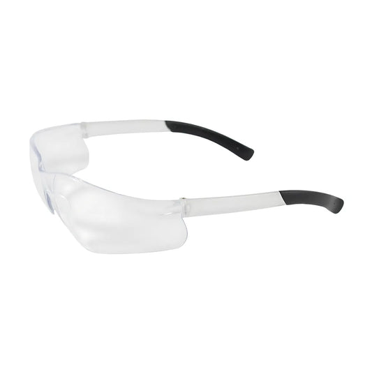 Bouton Optical 250-06-0080 Rimless Safety Glasses With Clear Temple And Clear Lens 250-06-0080-11196