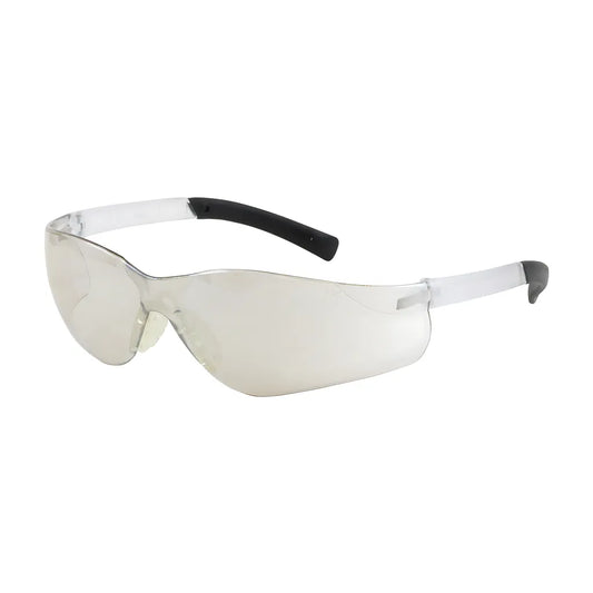 Bouton Optical 250-08-0002 Rimless Safety Glasses With Clear Temple, I/O Lens And Anti-Scratch Coating 250-08-0002-11205