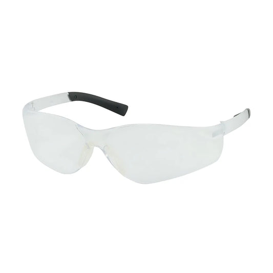 Bouton Optical 250-08-0020 Rimless Safety Glasses With Clear Temple, Clear Lens And Anti-Scratch / Anti-Fog Coating 250-08-0020-11207