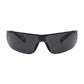 Bouton Optical 250-09-0021 Rimless Safety Glasses With Gray Temple, Gray Lens And  Anti-Scratch / Anti-Fog Coating 250-09-0021-11219