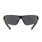 Bouton Optical 250-09-0021 Rimless Safety Glasses With Gray Temple, Gray Lens And  Anti-Scratch / Anti-Fog Coating 250-09-0021-11221