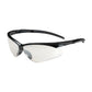 Bouton Optical 250-28-0000 Semi-Rimless Safety Glasses With Black Frame, Clear Lens And Anti-Scratch Coating 250-28-0000-11294