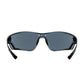 Bouton Optical 250-32-0021 Rimless Safety Glasses With Gloss Black Temple, Gray Lens And Anti-Scratch / Anti-Fog Coating 250-32-0021-11309