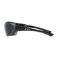 Bouton Optical 250-32-0021 Rimless Safety Glasses With Gloss Black Temple, Gray Lens And Anti-Scratch / Anti-Fog Coating 250-32-0021-11310