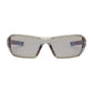 Bouton Optical 250-46-0226 Rimless Safety Glasses With Clear Temple, I/O Blue Lens And Anti-Scratch / Anti-Fog Coating 250-46-0226-11350