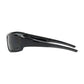 Bouton Optical 250-47-0041 Full Frame Safety Glasses With Black Frame, Polarized Gray Lens And Anti-Scratch / Anti-Fog Coating 250-47-0041-11361