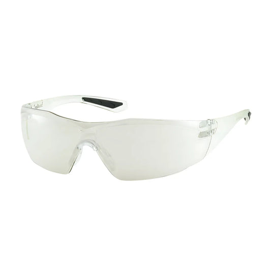 Bouton Optical 250-49-0022 Rimless Safety Glasses With Clear Temple, I/O Lens And Anti-Scratch / Anti-Fog Coating 250-49-0022-11368