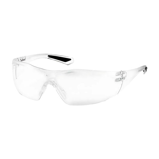 Bouton Optical 250-49-0520 Rimless Safety Glasses With Clear Temple, Clear Lens And Fogless 3Sixty Coating 250-49-0520-11369