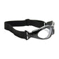 Bouton Optical 250-50-0520 Full Frame Safety Glasses With Black Frame, Foam Padding, Clear Lens And Anti-Scratch / Fogless 3Sixty Coating 250-50-0520-11385