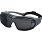 Bouton Optical 250-96-1551 Otg Safety Glasses With Rubber Gasket, Headband, Gray Lens And Fogless 3Sixty Coating 250-96-1551-11435