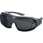 Bouton Optical 250-96-1551 Otg Safety Glasses With Rubber Gasket, Headband, Gray Lens And Fogless 3Sixty Coating 250-96-1551-11436