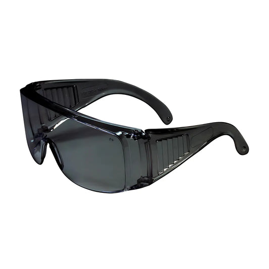 Bouton Optical 250-99-0901 Otg Rimless Safety Glasses With Gray Temple, Gray Lens And Anti-Scratch Coating 250-99-0901-11443