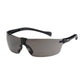 Bouton Optical 250-Mt-10072 Rimless Safety Glasses With Black Temple, Gray Lens And Anti-Scratch Coating 250-MT-10072-11519