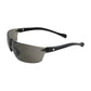 Bouton Optical 250-Mt-10072 Rimless Safety Glasses With Black Temple, Gray Lens And Anti-Scratch Coating 250-MT-10072-11520