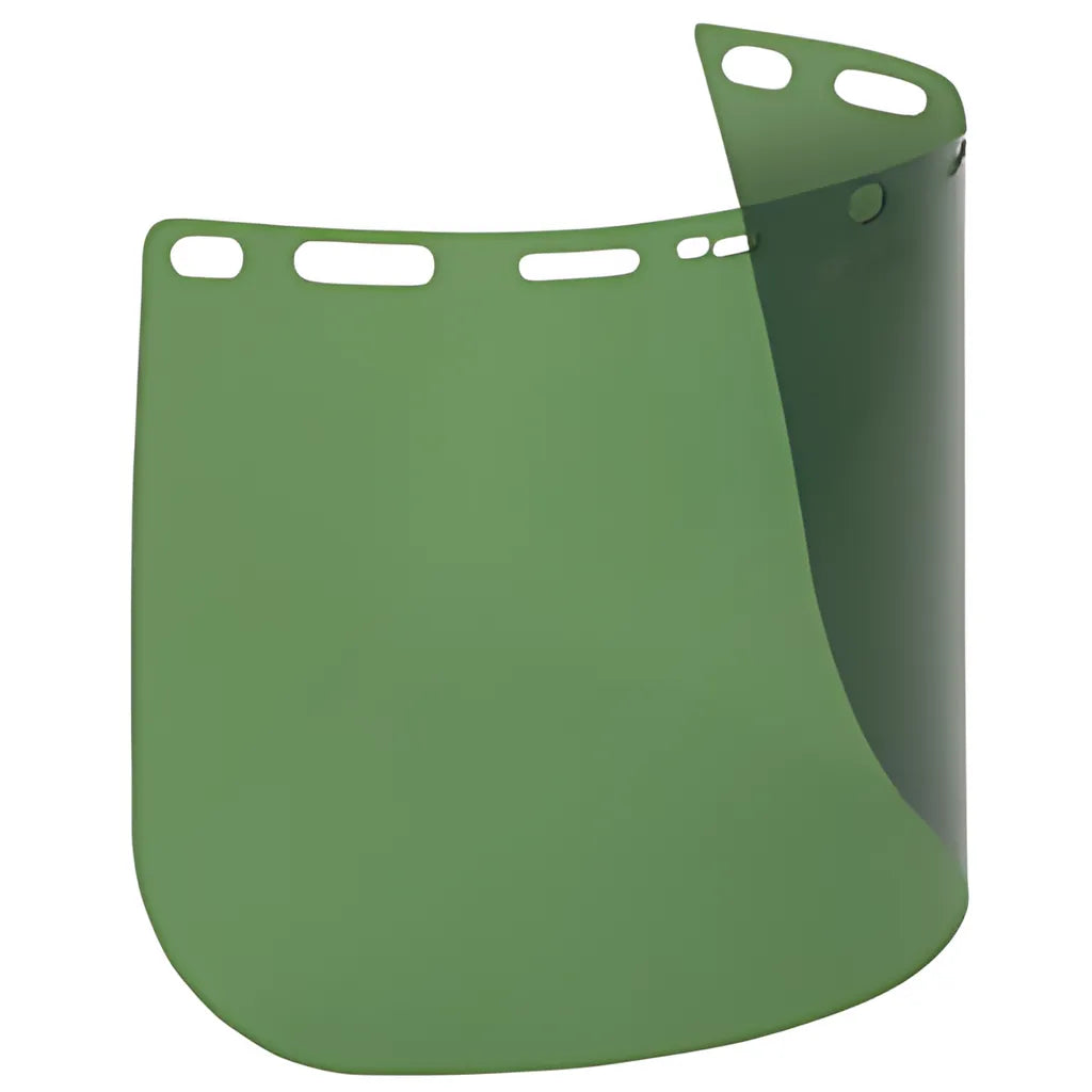 Bouton Optical 251-01-5213 SAFETY VISOR, DARK GREEN PETG,UNIVERSAL FIT, .040" X 8" X 15.5"