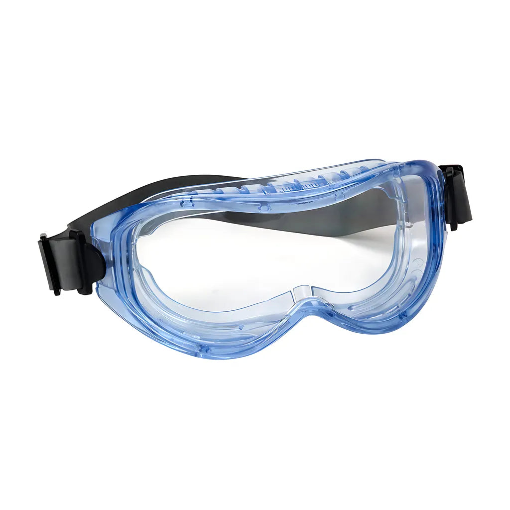 Bouton Optical 251-5300-400-Rhb Indirect Vent Goggle With Light Blue Body, Clear Lens And Anti-Scratch / Anti-Fog Coating - Neoprene Strap 251-5300-400-RHB-11578