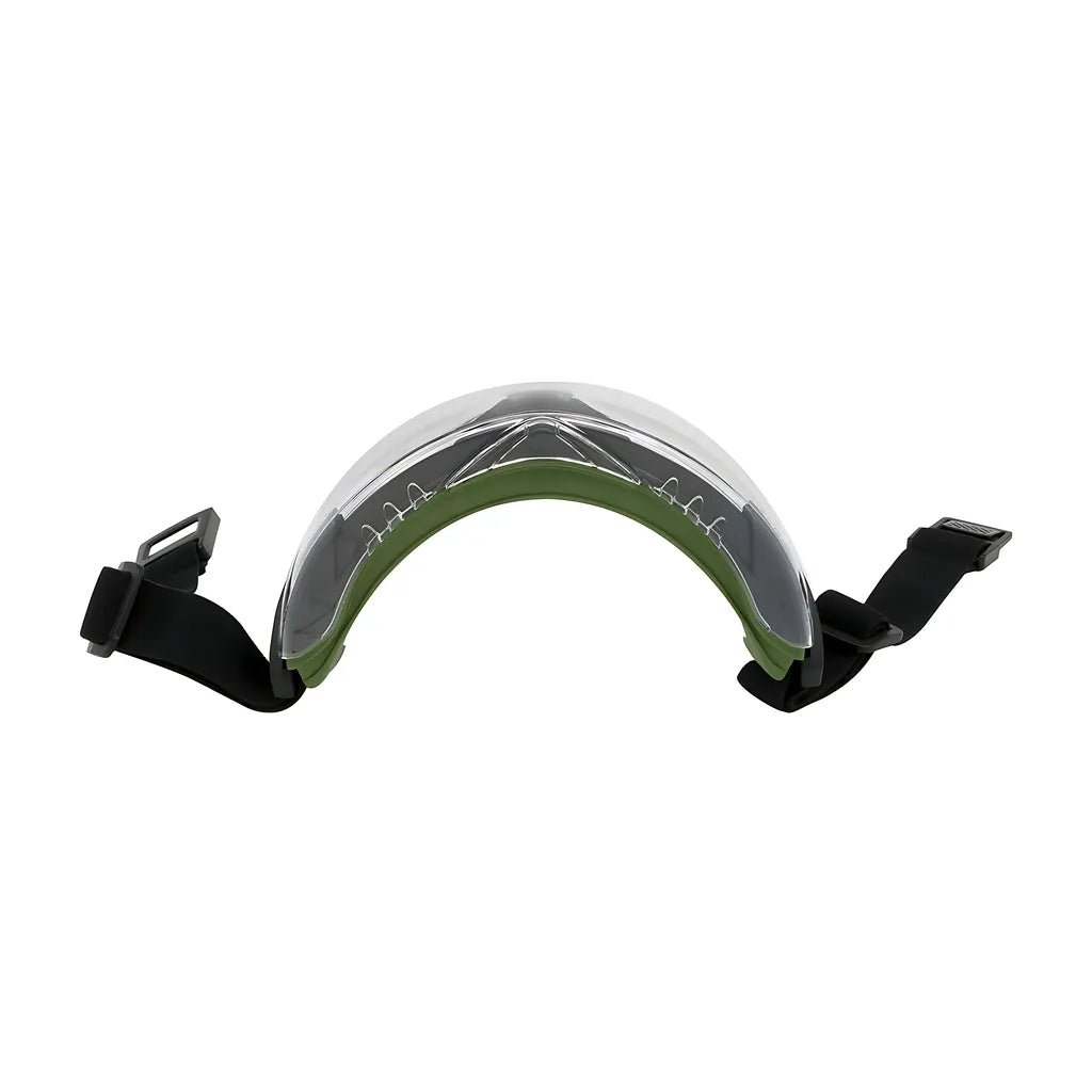 Bouton Optical 251-63-0520 Indirect Vent Goggle With Green Body, Clear Lens And Fogless 3Sixty Coating  - Elastic Strap 251-63-0520-11588