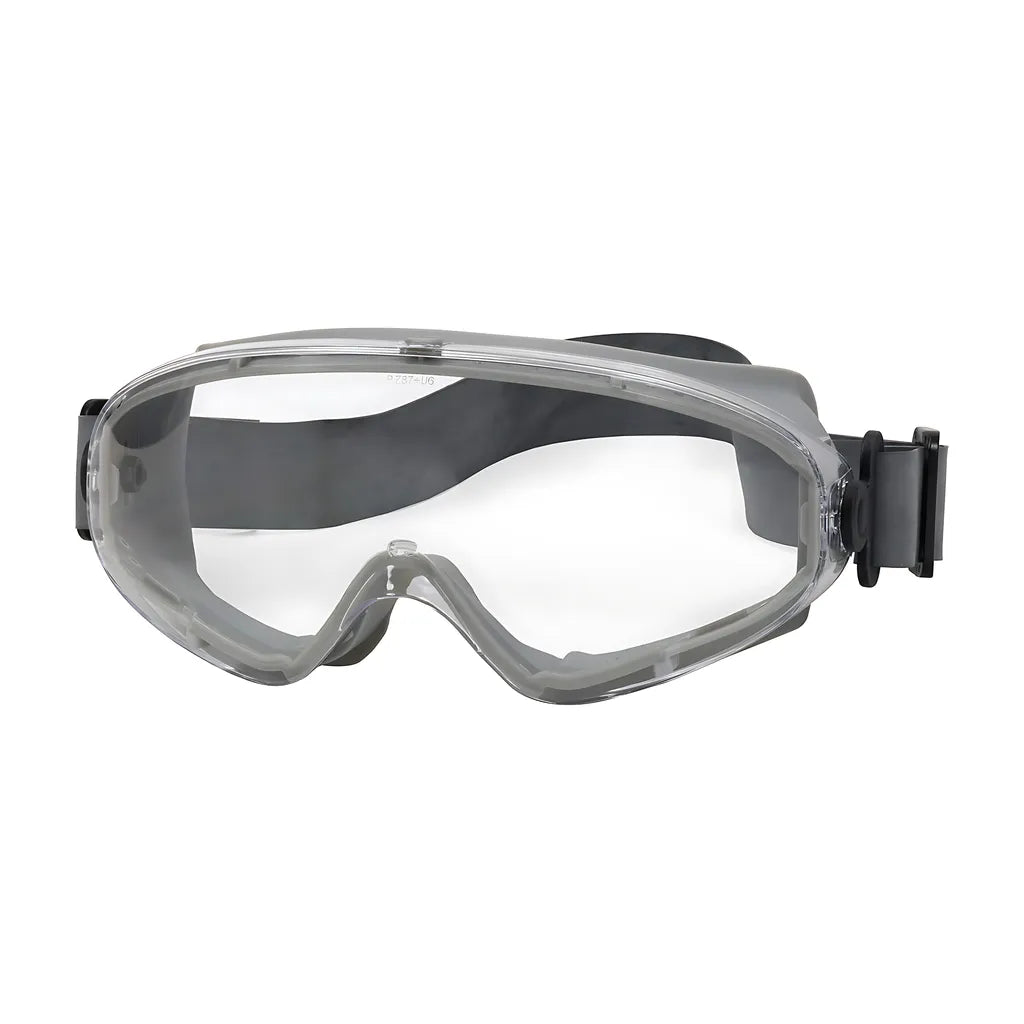 Bouton Optical 251-80-0020-Rhb Indirect Vent Goggle With Light Gray Body, Clear Lens And Anti-Scratch / Anti-Fog Coating  - Neoprene Strap 251-80-0020-RHB-11595