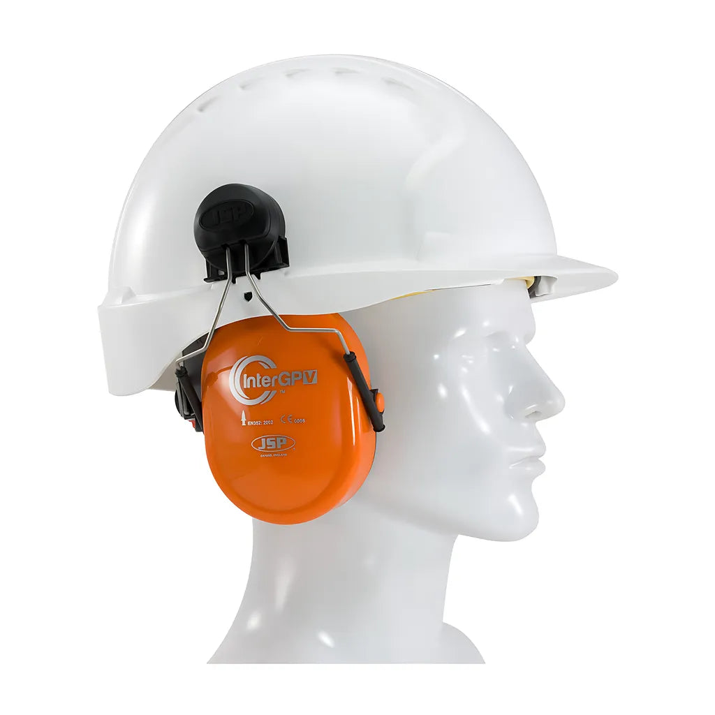 Jsp 262-Aek010-Hv Hi-Vis Cap Mounted Ear Muff - Nrr 20 262-AEK010-HV-11714