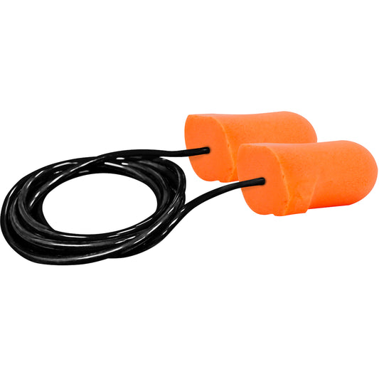 PIP 267-HPF510C T-Shape Disposable Soft Polyurethane Foam Corded Ear Plugs - NRR 32