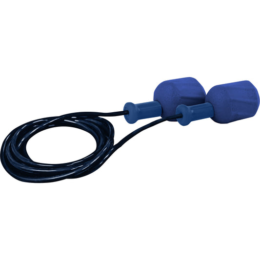 PIP 267-HPF610D Metal Detectable Polyurethane Foam Corded Ear Plugs - 30 NRR