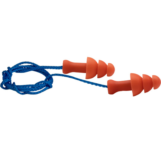 PIP 267-HPR330C Small Reusable TPR Corded Ear Plugs - NRR 25
