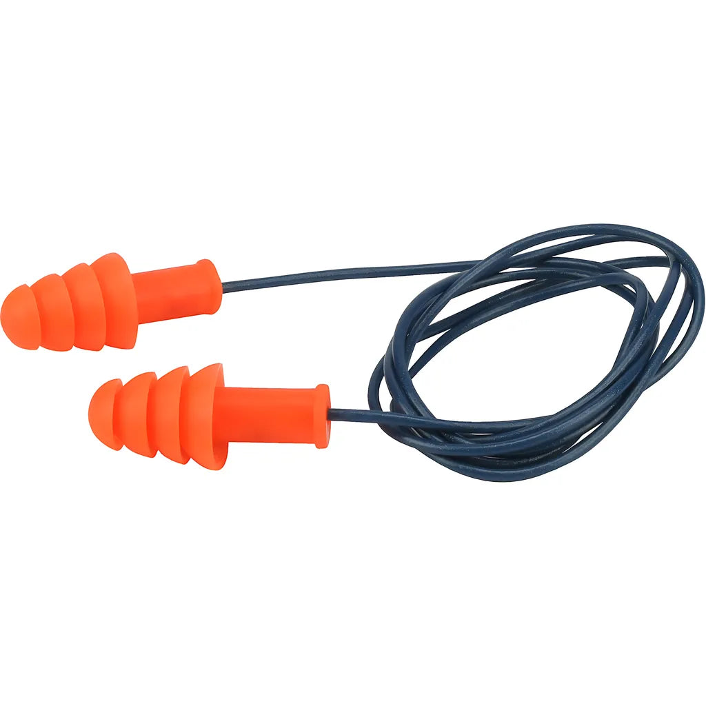 Pip 267-Hpr400D Metal Detectable Reusable Tpr Corded Ear Plugs - Nrr 27 267-HPR400D-11782