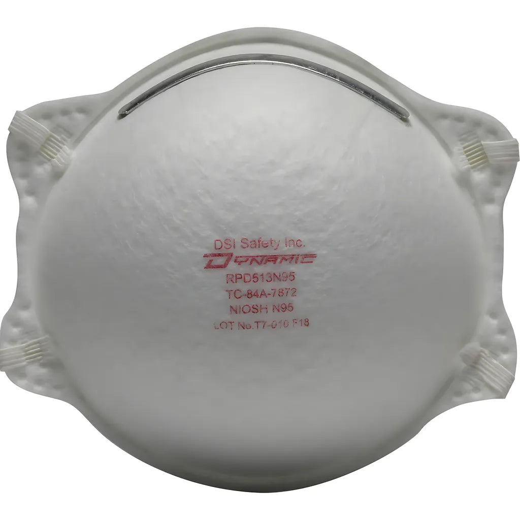 Dynamic 270-Rpd513N95 Standard N95 Disposable Respirator - 20 Pack 270-RPD513N95-11785