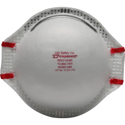 Dynamic 270-RPD713N95 Deluxe N95 Disposable Respirator - 20 Pack