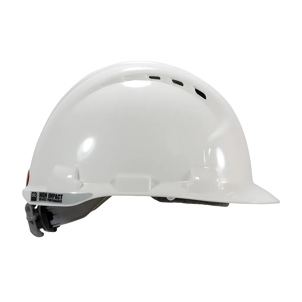 Jsp 280-Ahs150V-10 Vented, Type Ii Hard Hat With Hdpe Shell, Eps Impact Liner, Polyester Suspension And Wheel Ratchet Adjustment 280-AHS150V-10-11854