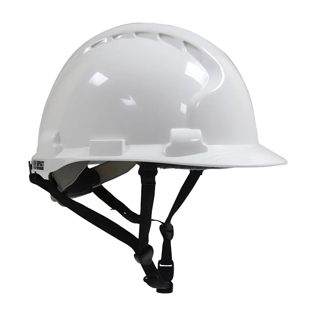 Jsp 280-Ahs240-10 Type Ii Linesman Hard Hat With Hdpe Shell, Eps Impact Liner, Polyester Suspension, Wheel Ratchet Adjustment And 4-Point Chin Strap 280-AHS240-10-11861