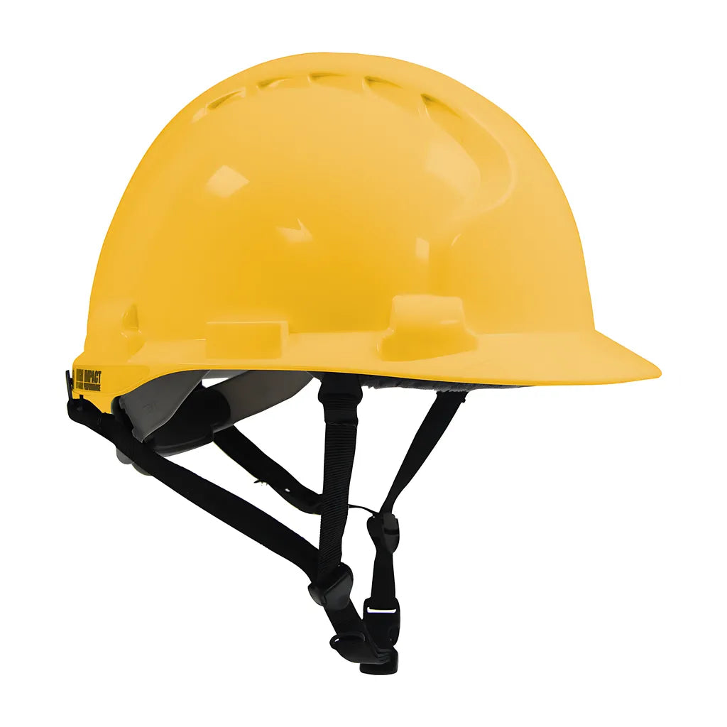 Jsp 280-Ahs240-20 Type Ii Linesman Hard Hat With Hdpe Shell, Eps Impact Liner, Polyester Suspension, Wheel Ratchet Adjustment And 4-Point Chin Strap 280-AHS240-20-11862