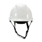 Jsp 280-Ahs240V-10 Vented, Type Ii Linesman Hard Hat With Hdpe Shell, Eps Impact Liner, Polyester Suspension, Wheel Ratchet Adjustment And 4-Point Chin Strap 280-AHS240V-10-11864