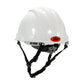 Jsp 280-Ahs240V-10 Vented, Type Ii Linesman Hard Hat With Hdpe Shell, Eps Impact Liner, Polyester Suspension, Wheel Ratchet Adjustment And 4-Point Chin Strap 280-AHS240V-10-11868