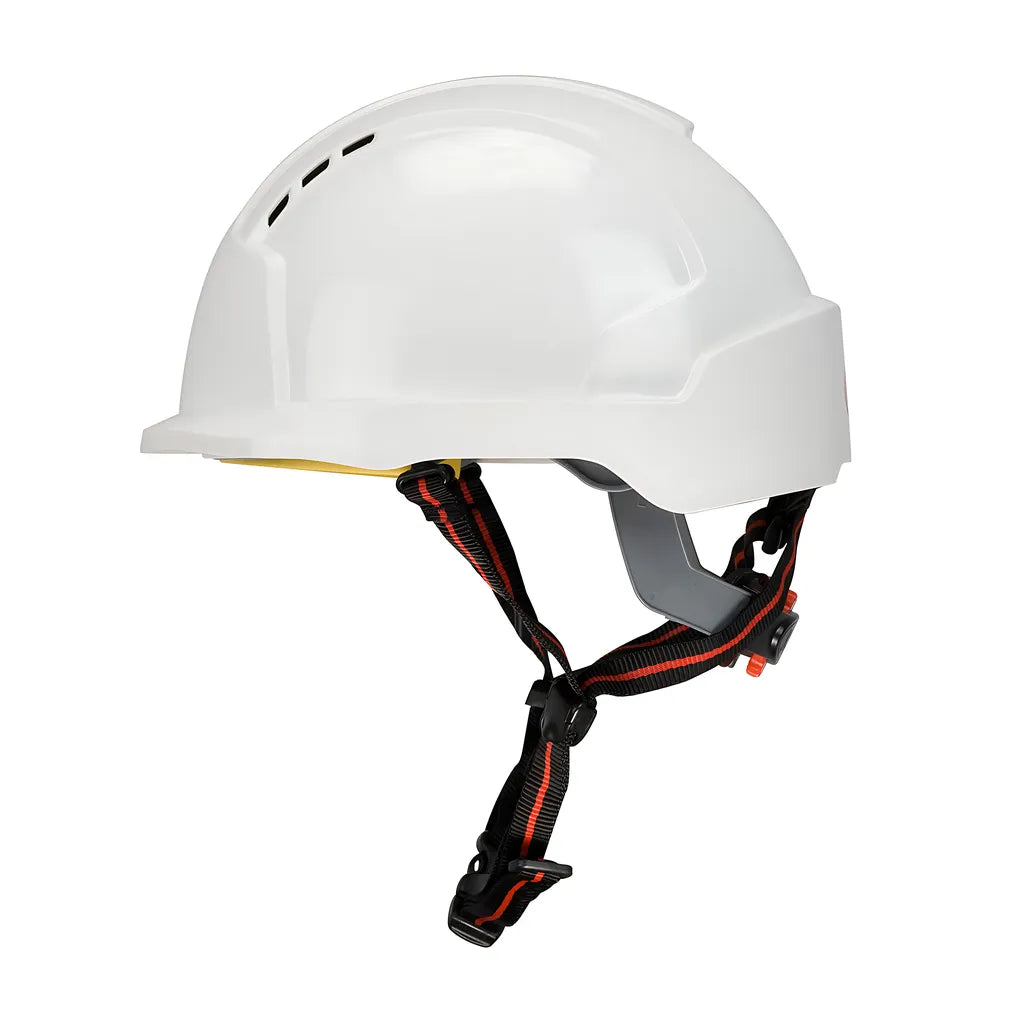 Jsp 280-Ajs260-10 Industrial Height Safety Helmet With Abs Plastic Shell, Eps Impact Liner, Polyester Suspension, Wheel Ratchet Adjustment And 4-Point Chin Strap 280-AJS260-10-11876