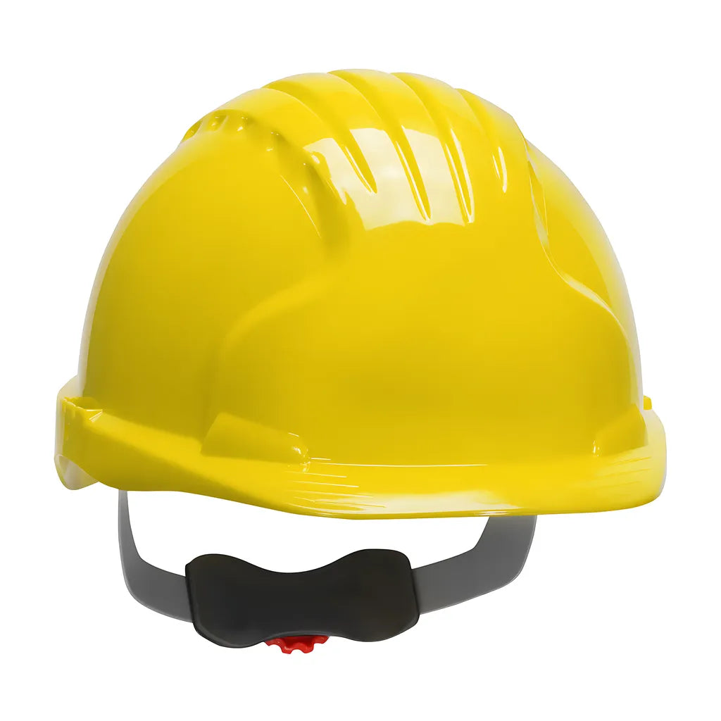 Jsp 280-Ev6151-20 Cap Style Hard Hat With Hdpe Shell, 6-Point Polyester Suspension And Wheel Ratchet Adjustment 280-EV6151-20-11905