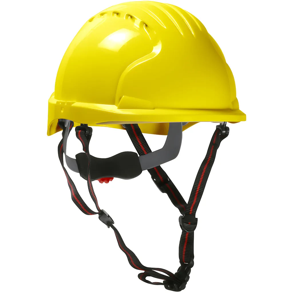 Jsp 280-Ev6151-Ch-20 Evo 6151 Ascend Standard Brim Safety Helmet With Hdpe Shell, 4-Point Chinstrap, 6-Point Suspension And Wheel Ratchet Adjustment. 280-EV6151-CH-20-11909