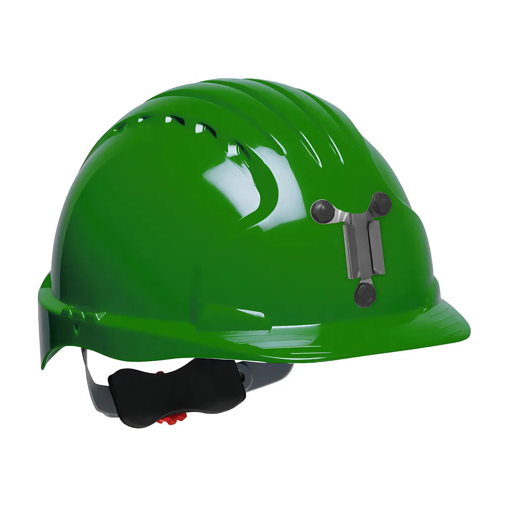 Jsp 280-Ev6151M-30 Standard Brim Mining Hard Hat With Hdpe Shell, 6-Point Polyester Suspension And Wheel Ratchet Adjustment 280-EV6151M-30-11910