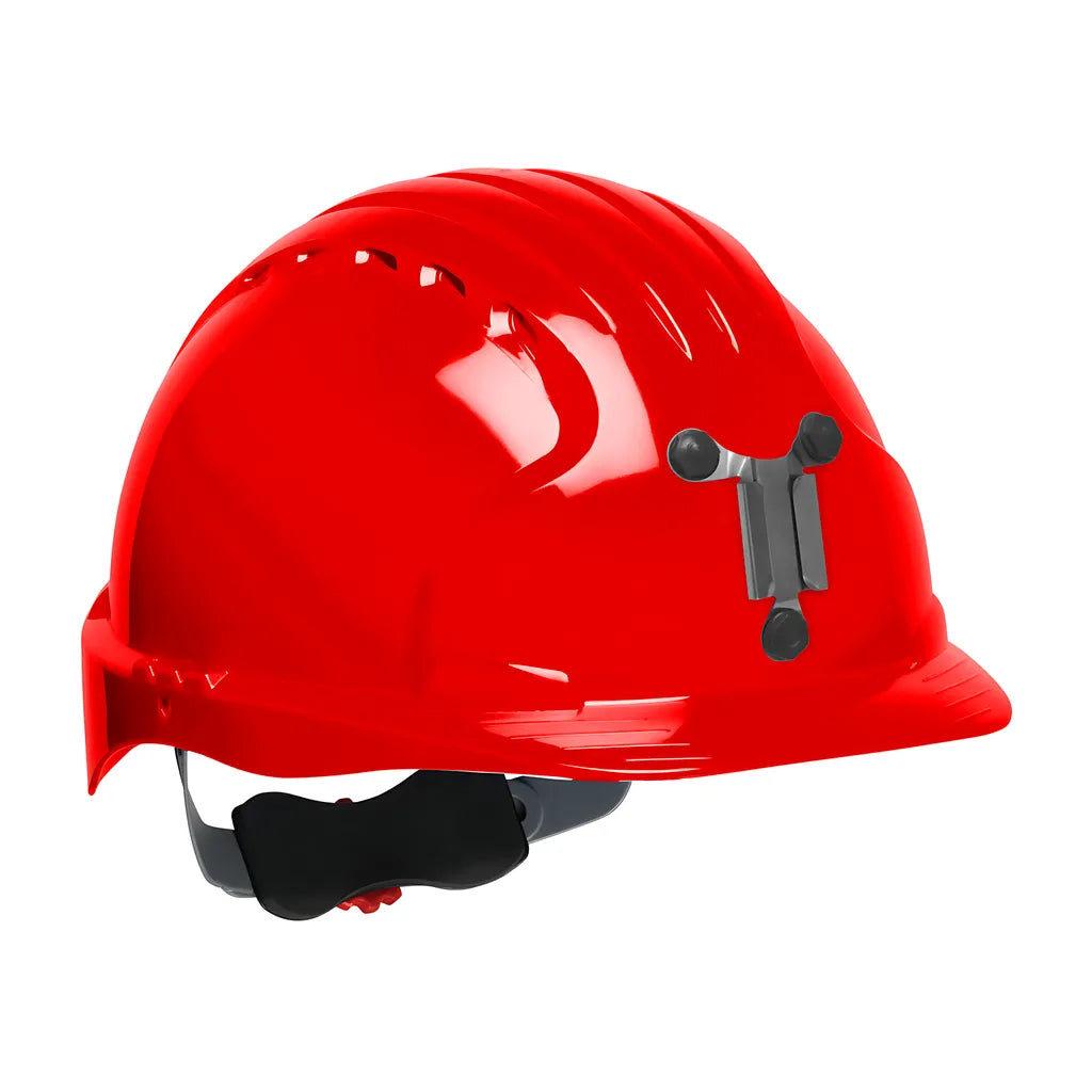 Jsp 280-Ev6151M-60 Standard Brim Mining Hard Hat With Hdpe Shell, 6-Point Polyester Suspension And Wheel Ratchet Adjustment 280-EV6151M-60-11913